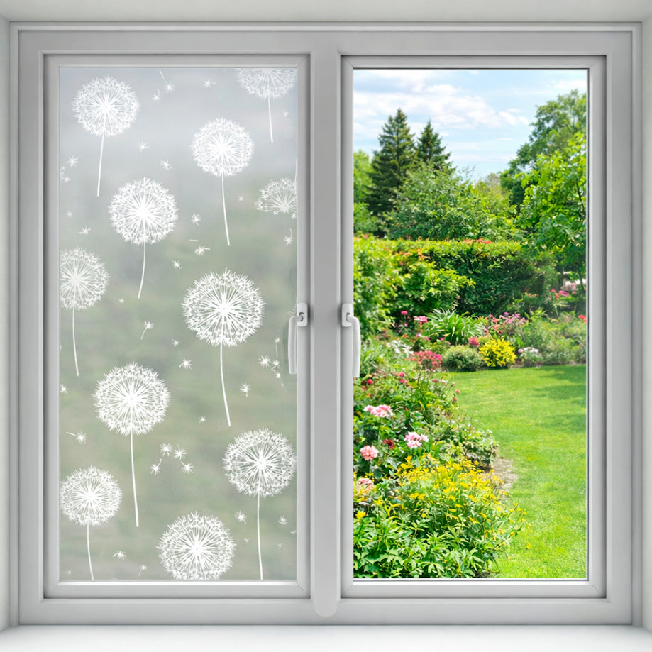 Papel Adhesivo Tipo Vitral Diente De Leon De 2 mts x 90 mts