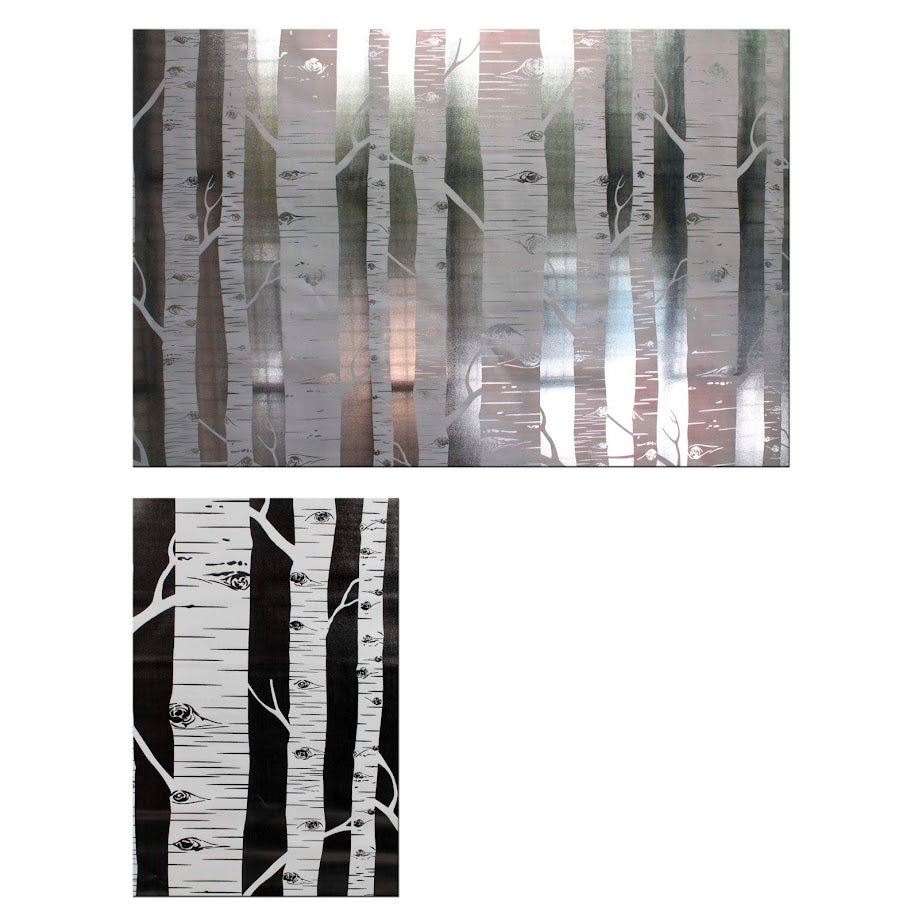 Papel Adhesivo Tipo Vitral Diseño Arbol De 2 mts x 90 mts