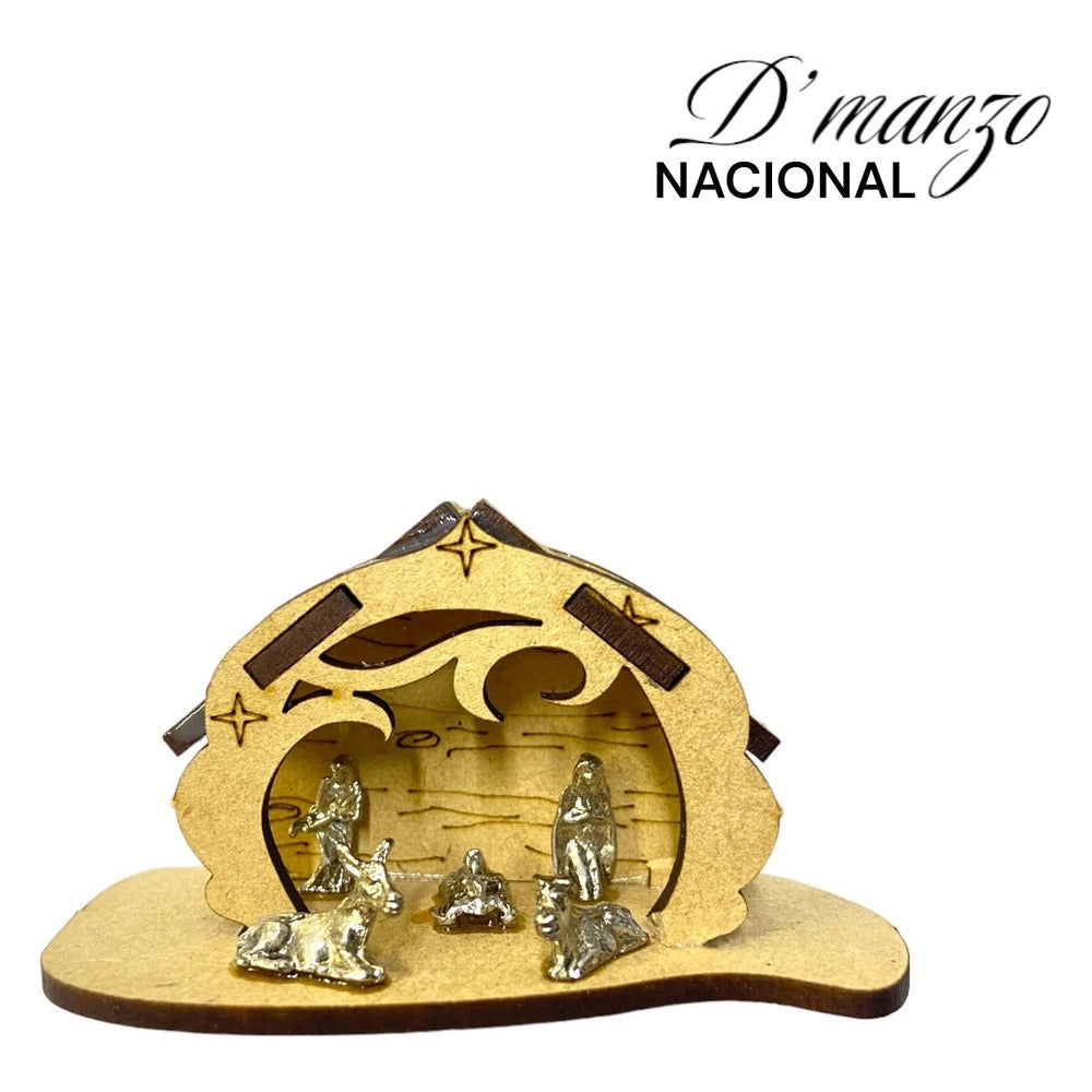 Nacimiento Pesebre De 8x4.5 Cm