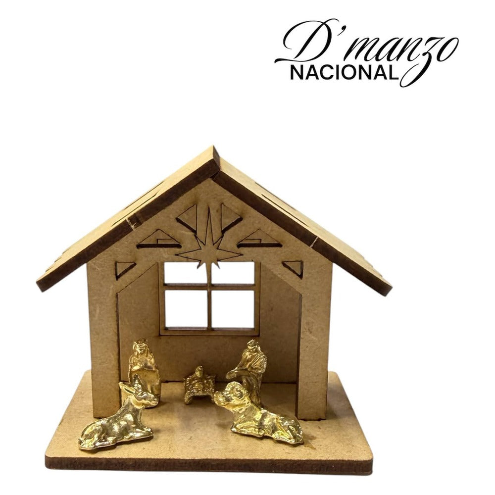 Nacimiento Pesebre De 6.5 x 6.5 Cm