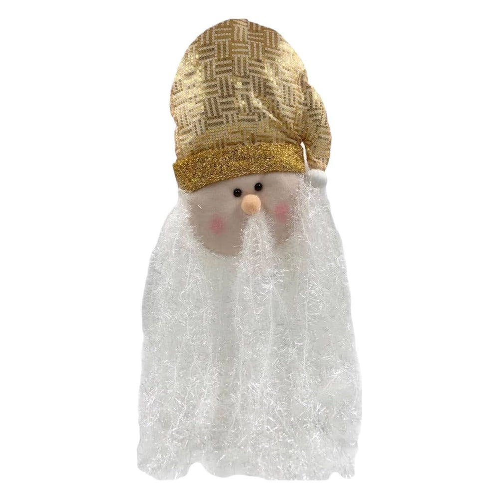 Cabeza Decorativa De Santa Con Luz De 60 cm
