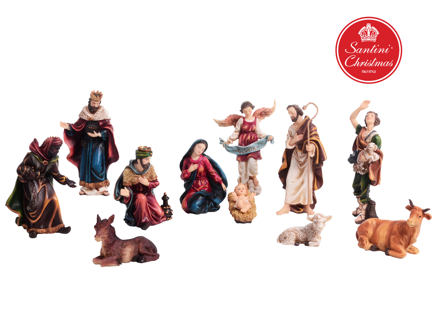 Pesebre De 15 Cm Con 11 Piezas