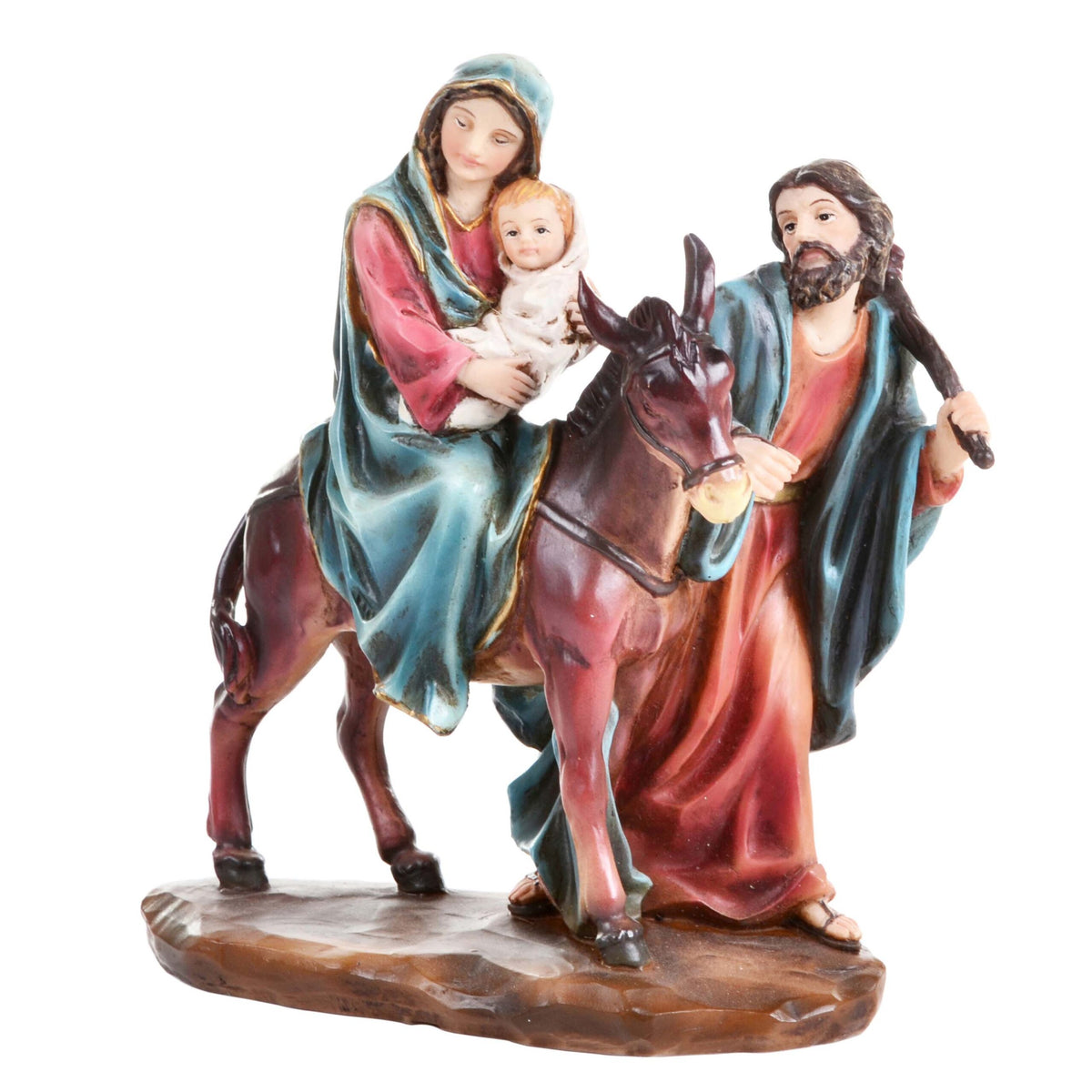 La Huida Para Pesebre De 15 cm