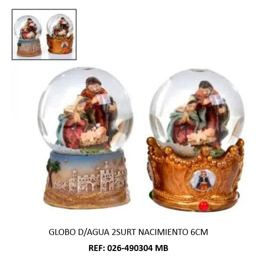 Globo d/ agua nacimiento 6cm