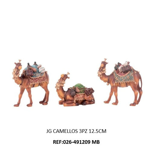 Camellos 3 piezas 12.5cm