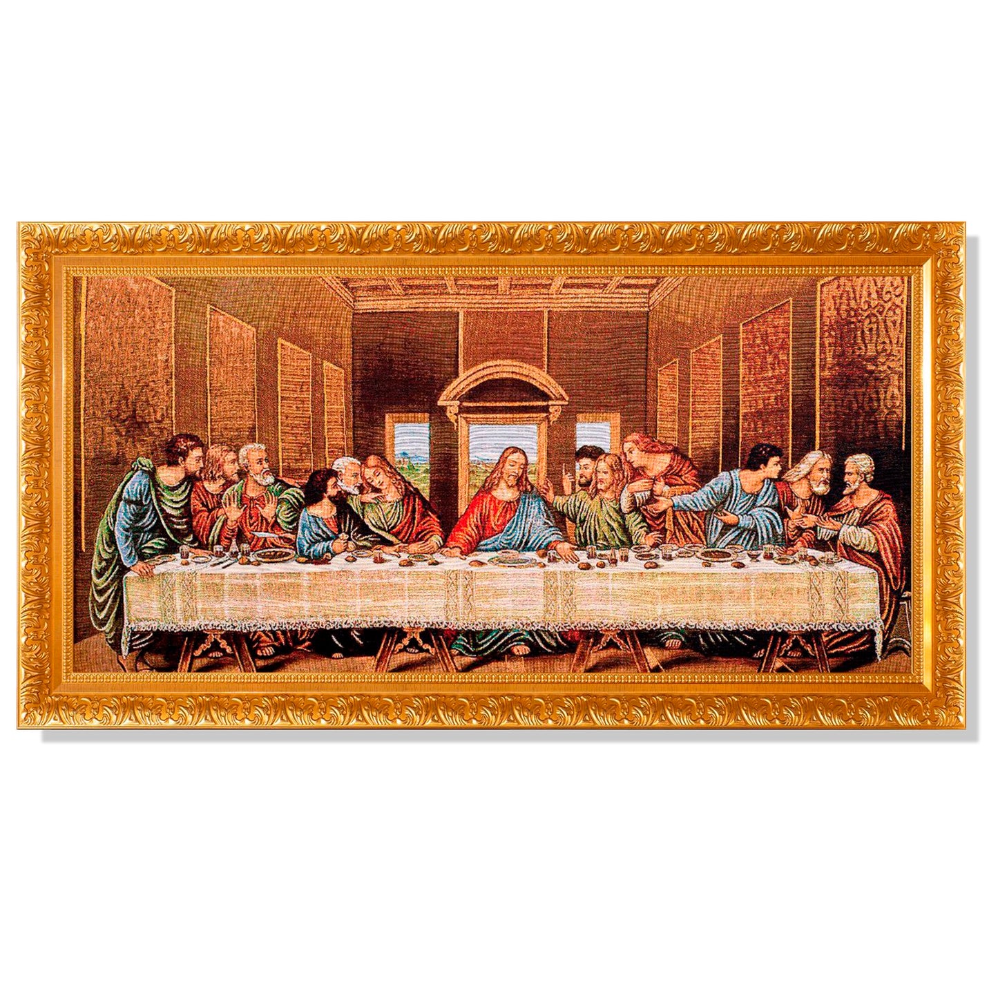 Gobelino Ultima Cena 135 x 75 Cm Cuadro