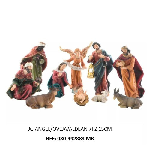 Angel/oveja/aldeano 7piezas 15cm