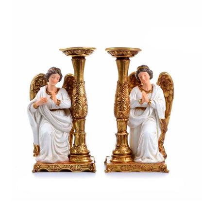 Angel Custodio De 30 Cm Candelabro