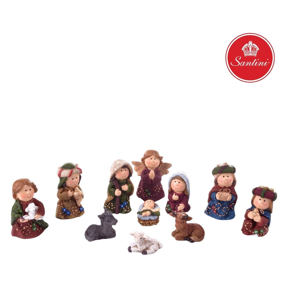 Pesebre Infantil x11 piezas 6.5 cm