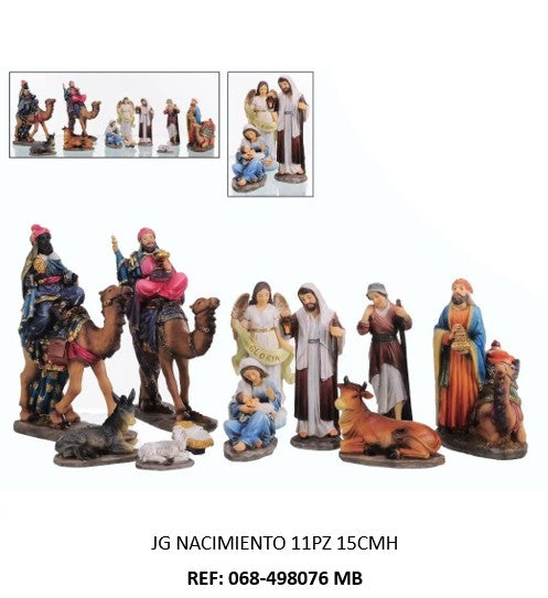 Nacimento 11piezas 15cm