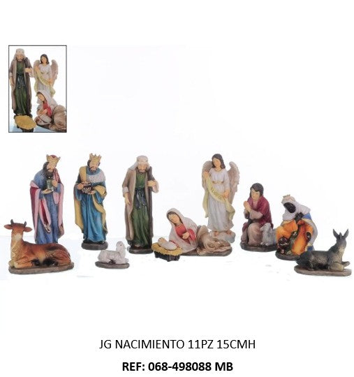 Macimiento 11piezas 15cm
