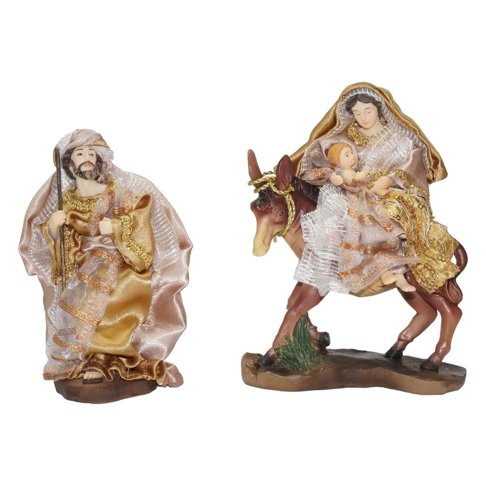 Huida Para Pesebre Con2 Piezas De 15 Cm