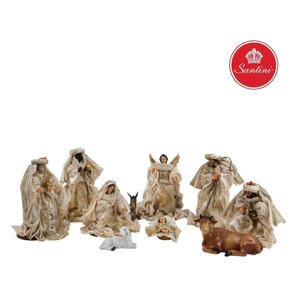 Pesebre Arte Quiteño x10 Piezas 15 Cm