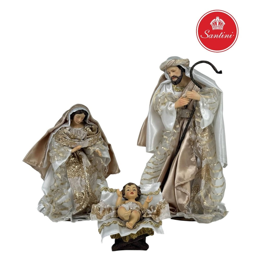 Nacimiento Pesebre Arte Quiteño x3 Piezas De 36 cm