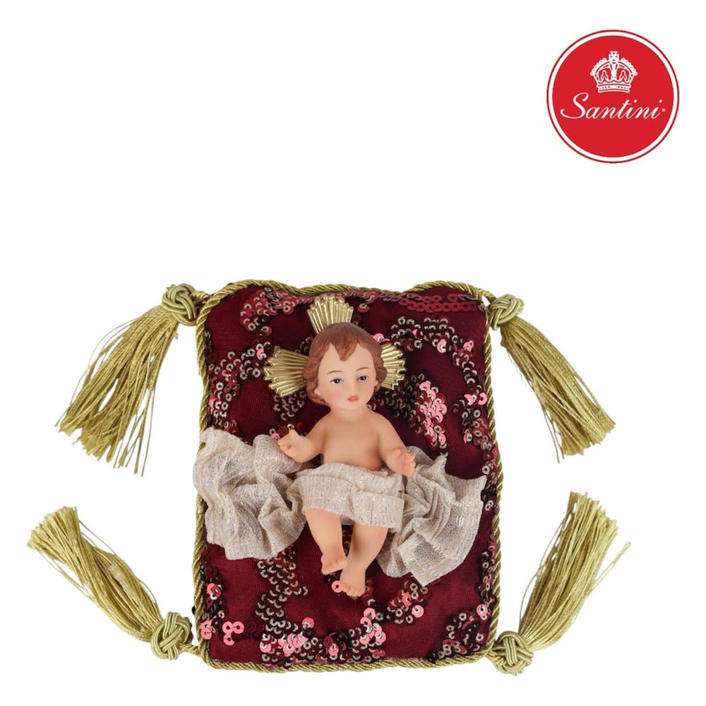 Niño Dios Almohada Para Pesebre De 14.5 Cm