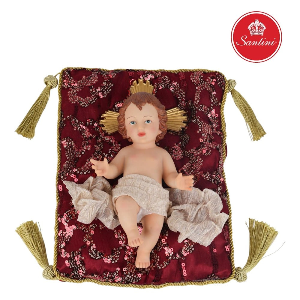 Niño Dios Almohada Para Pesebre De 30 Cm
