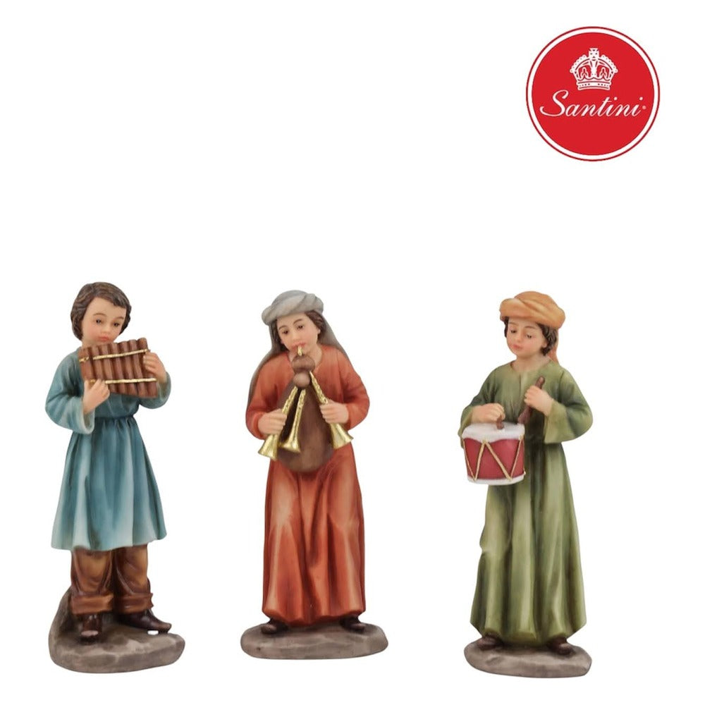 Juego Músicos x3 piezas 14.5 cm