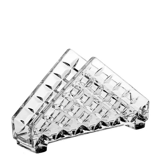 Servilletero Diamond 17 cm en Cristal de Bohemia