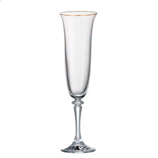 Copas Flauta Champagne Branta Gold 175 ml Set x 6 Piezas