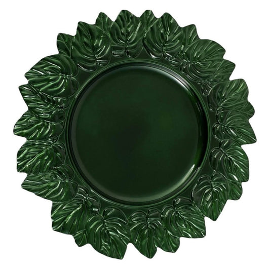Portaplato Verde De 35 cm