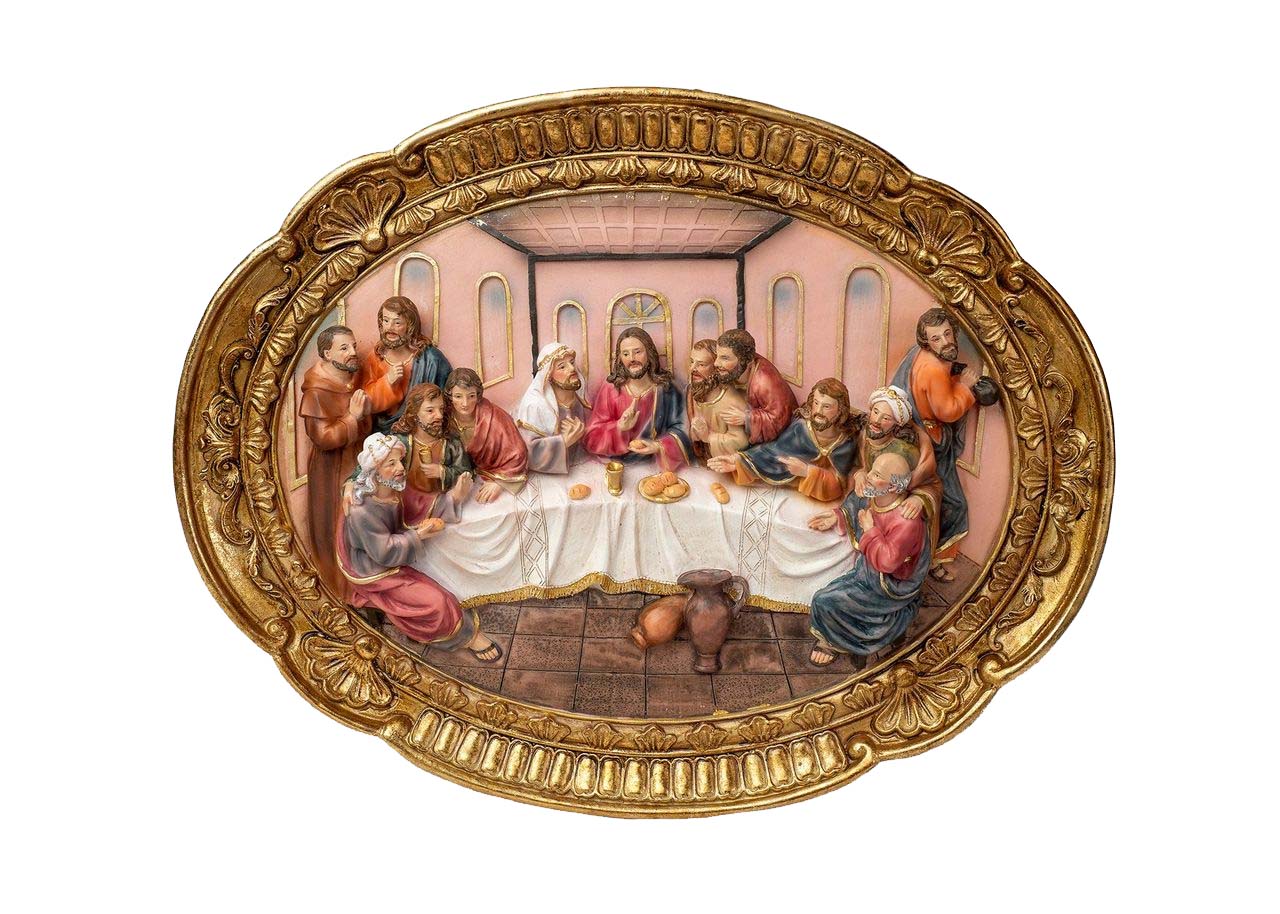 Placa De La Ultima Cena De 52 x 40 cm