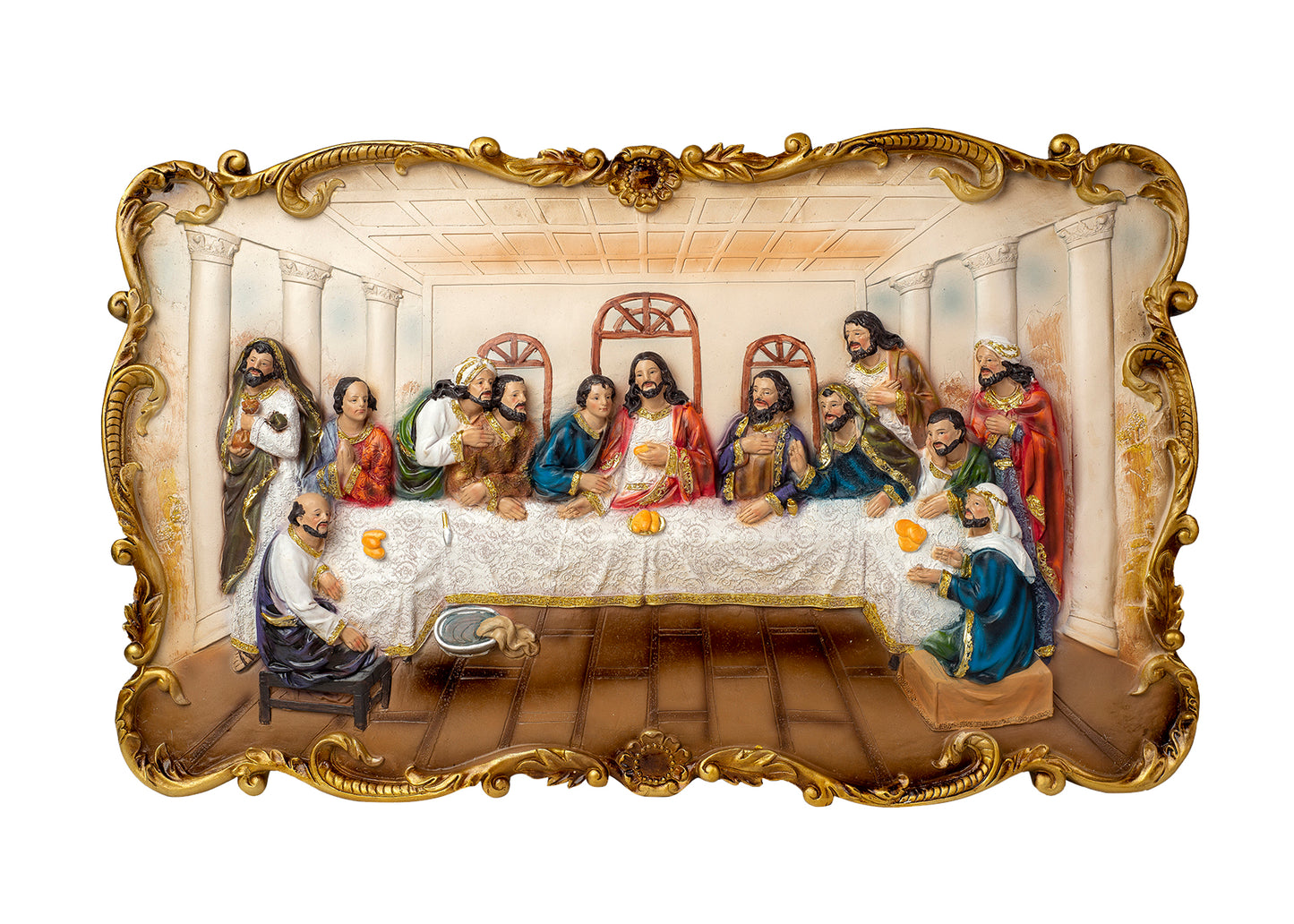 Placa De La Ultima Cena De 37 x 62 cm