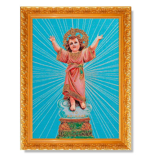 Gobelino Divino Niño Jesus 85 X 60 Cm Cuadro