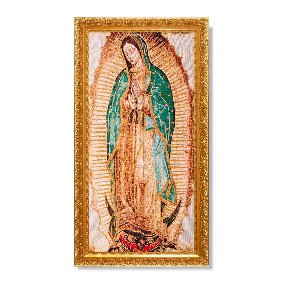 Gobelino Virgen De Guadalupe 135 x 75 Cm Cuadro