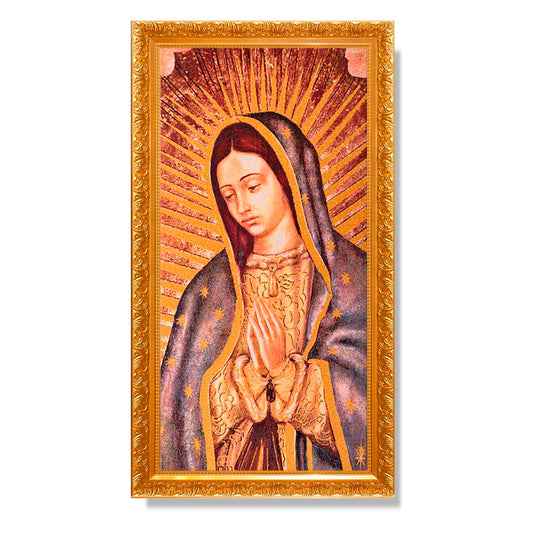 Gobelino Virgen De Guadalupe De 135 x 75 Cm Cuadro