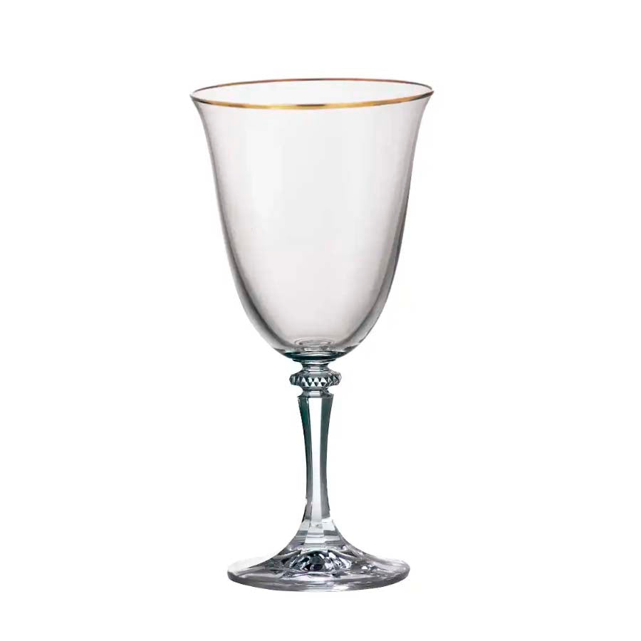 Copas de Vino Branta Gold 360 ml Set x 6 Piezas
