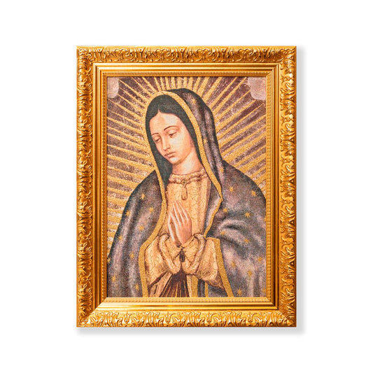 Gobelino Virgen De Guadalupe De 50 x 40 Cm Cuadro