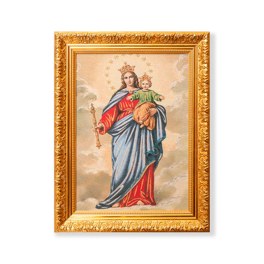 Gobelino Maria Auxiliadora De 50 x 40 Cm Cuadro