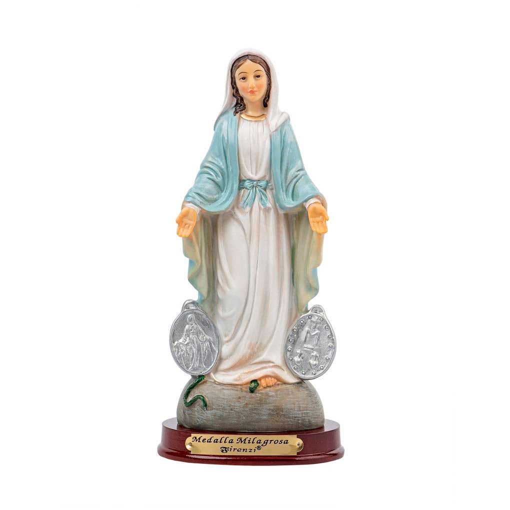 Virgen Medalla Milagrosa De 20 Cm