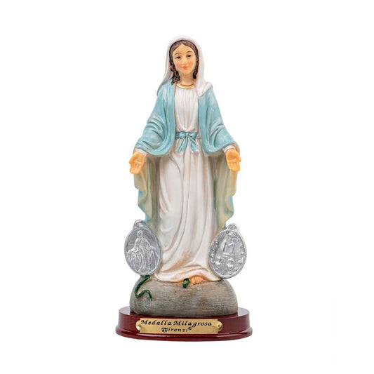 Virgen Medalla Milagrosa De 20 Cm