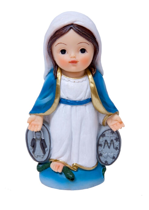 Virgen Milagrosa Infantil De 10 Cm