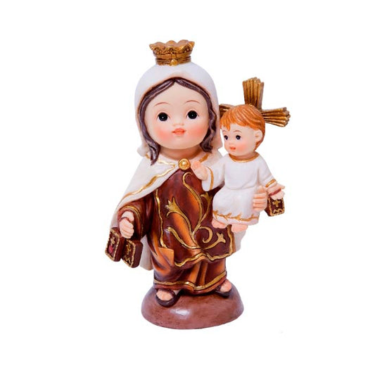 Virgen Del Carmen Infantil De 10 Cm