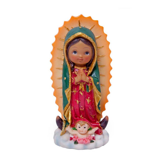 Virgen De Guadalupe Infantil De 10 Cm