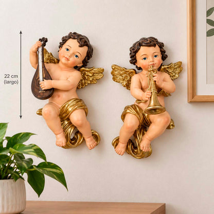 Ángel Bebé Musical De 22 Cm