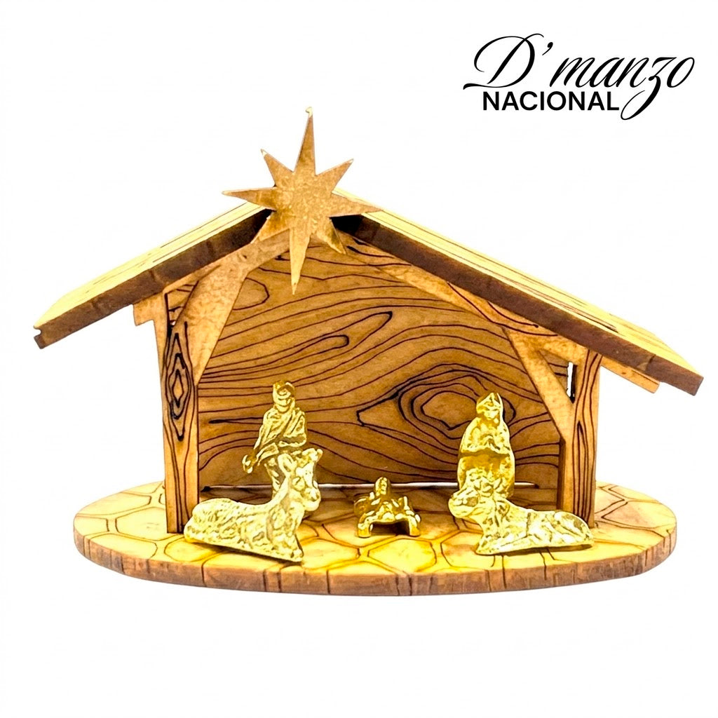 Nacimiento Pesebre De 7x4 Cm