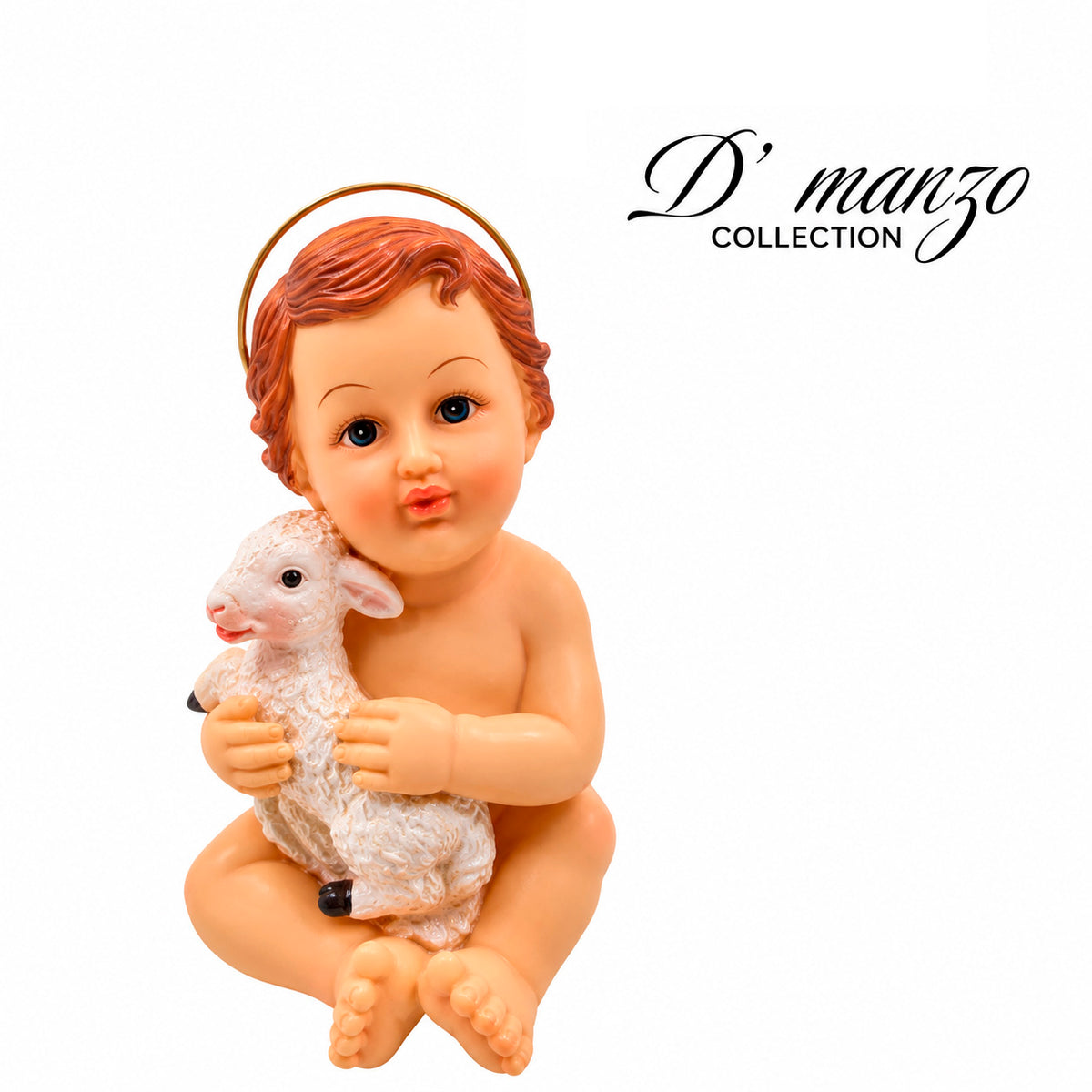 Niño Jesús Con Oveja De 8 cm