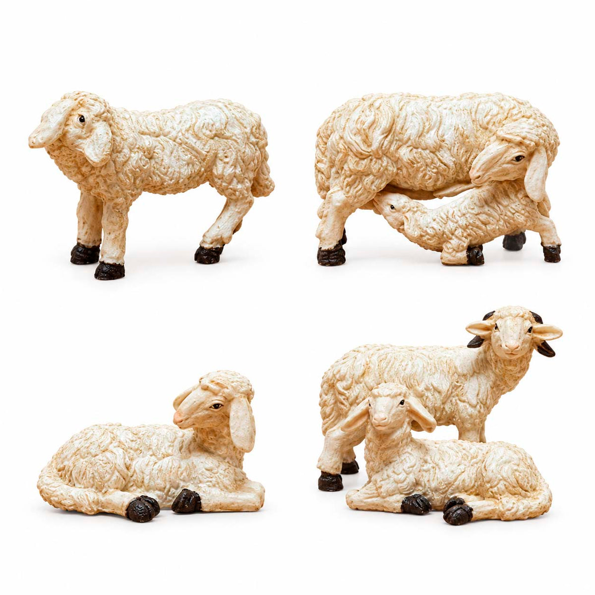 Ovejas Para Pesebre Con 4 piezas De 6 cm