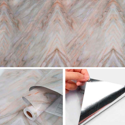 Papel Vinilo Adhesivo De 60 cm x 10 mts Brillante