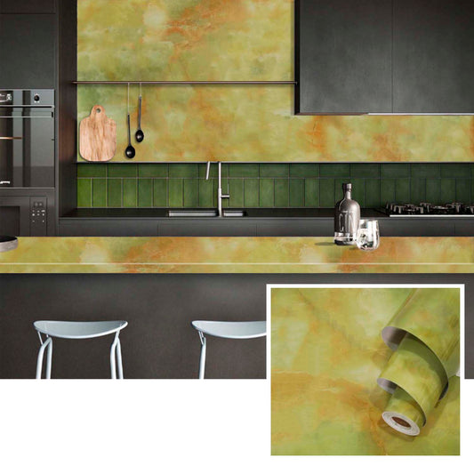 Papel Vinilo Adhesivo De 60 cm x 10 mts Marmol Brillante