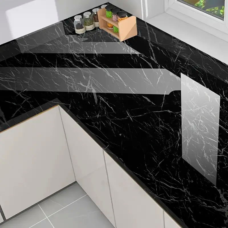 Papel Vinilo Adhesivo De 60 cm x 10 mts Marmol Brillante