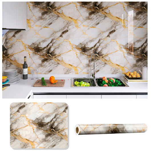 Papel Vinilo Adhesivo De 60 cm x 10 mts Marmol Brillante