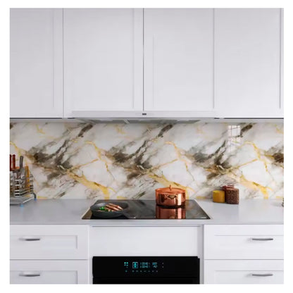 Papel Vinilo Adhesivo De 60 cm x 10 mts Marmol Brillante