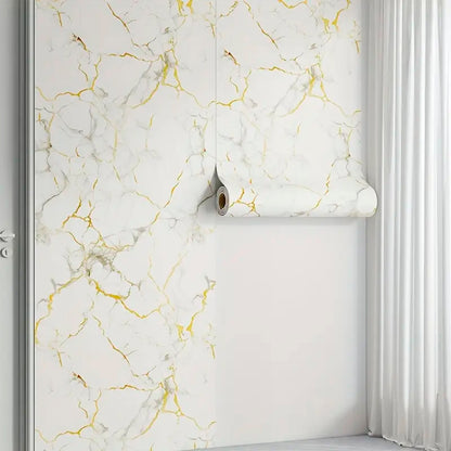 Papel Vinilo Adhesivo De 60 cm x 10 mts Marmol Brillante