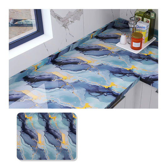 Papel Vinilo Adhesivo De 60 cm x 10 mts Marmol Brillante