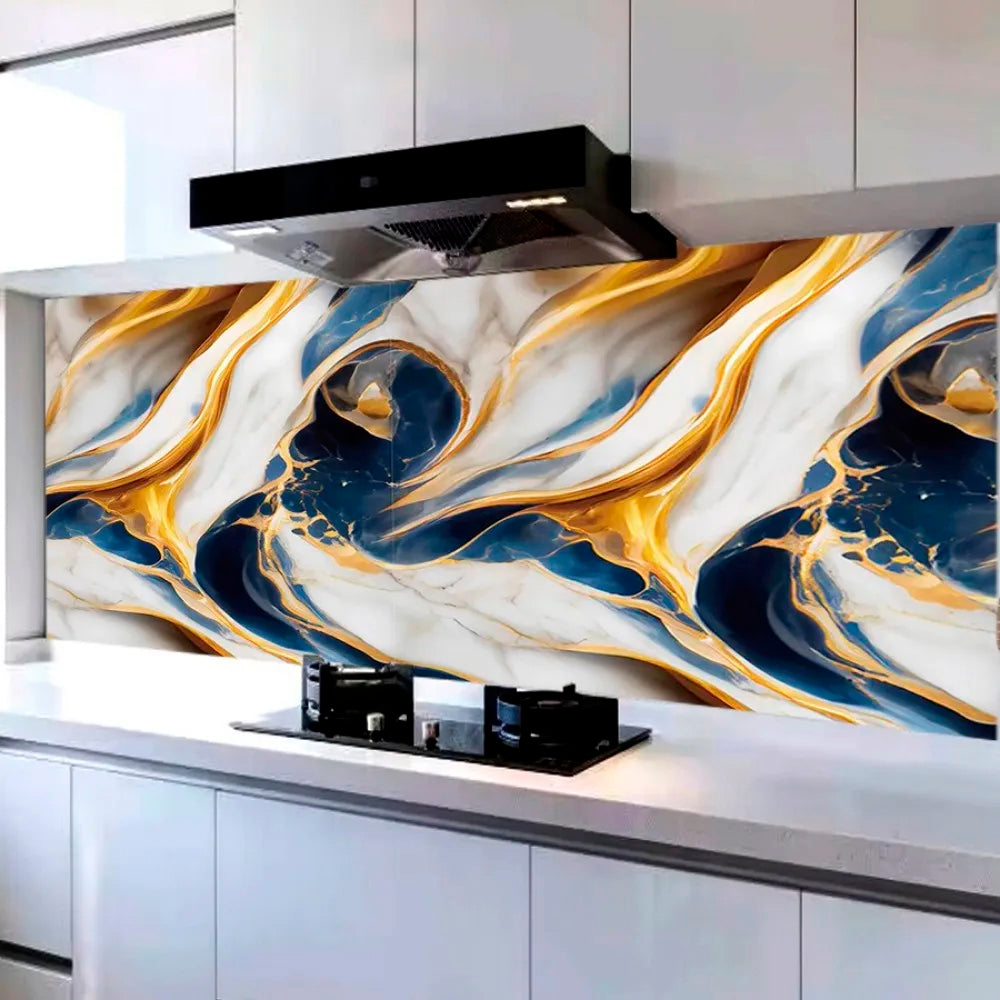 Papel Vinilo Adhesivo De 60 cm x 10 mts Marmol Brillante
