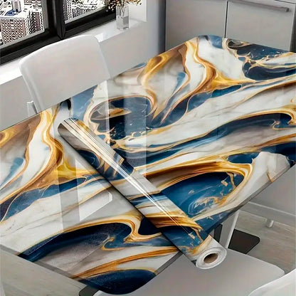 Papel Vinilo Adhesivo De 60 cm x 10 mts Marmol Brillante